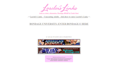 Desktop Screenshot of loreleis-links.com